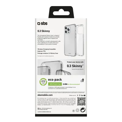 SBS - Puzdro Skinny pre iPhone 16 Pro Max, transparentná