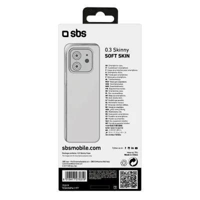 SBS - Puzdro Skinny pre iPhone 11, transparentná