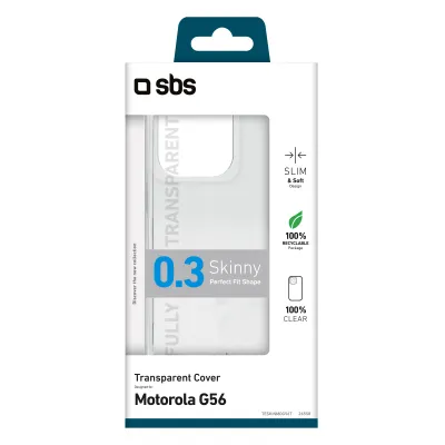 SBS - Puzdro Skinny pre Motorola Moto G56, transparentná