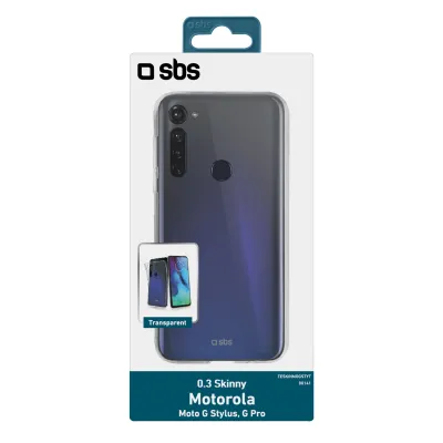 SBS - Puzdro Skinny pre Motorola Moto G Stylus/Moto G Pro, transparentná