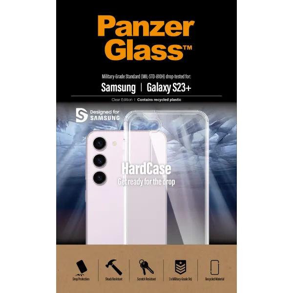 PanzerGlass - Puzdro HardCase AB pre Samsung Galaxy S23+, transparentná