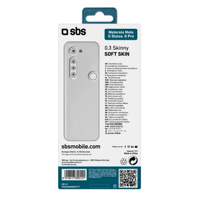 SBS - Puzdro Skinny pre Motorola Moto G Stylus/Moto G Pro, transparentná