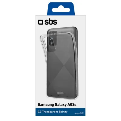 SBS - Puzdro Skinny pre Samsung Galaxy A03s, transparentná