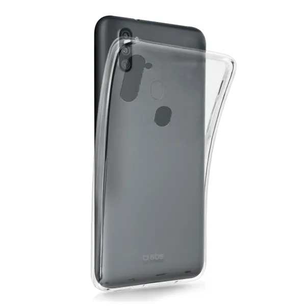 SBS - Puzdro Skinny pre Samsung Galaxy A12, transparentná
