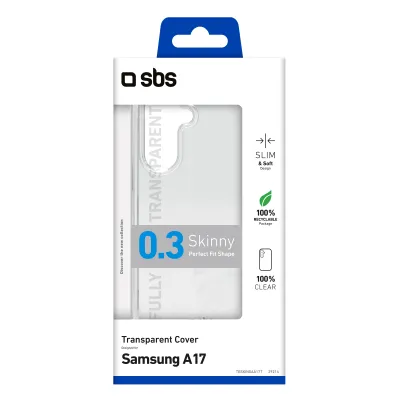 SBS - Puzdro Skinny pre Samsung Galaxy A17 5G, transparentná