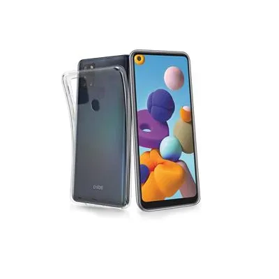 SBS - Puzdro Skinny pre Samsung Galaxy A21s, transparentná