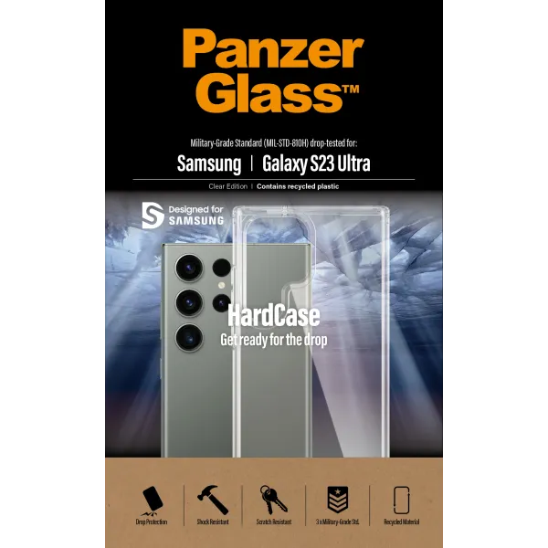 PanzerGlass - Puzdro HardCase AB pre Samsung Galaxy S23 Ultra, transparentná