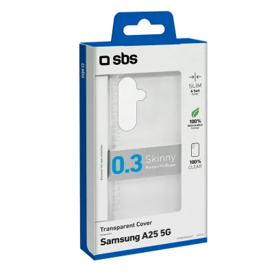 SBS - Puzdro Skinny pre Samsung Galaxy A25 5G, transparentná