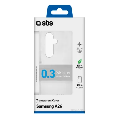 SBS - Puzdro Skinny pre Samsung Galaxy A26, transparentná