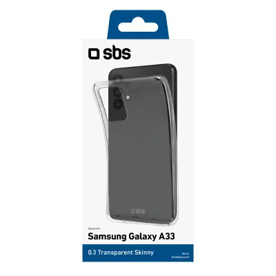 SBS - Puzdro Skinny pre Samsung Galaxy A33, transparentná