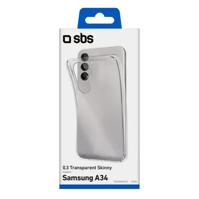 SBS - Puzdro Skinny pre Samsung Galaxy A34 5G, transparentná