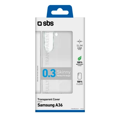 SBS - Puzdro Skinny pre Samsung Galaxy A36/A56 5G, transparentná