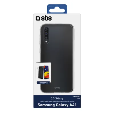 SBS - Puzdro Skinny pre Samsung Galaxy A41, transparentná