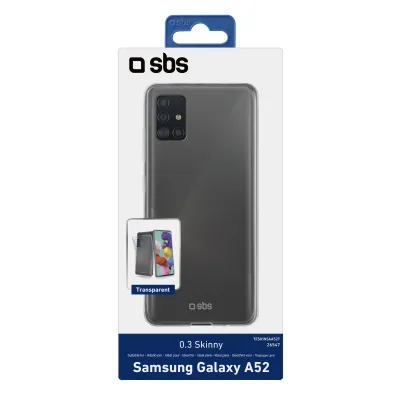 SBS - Puzdro Skinny pre Samsung Galaxy A52, transparentná