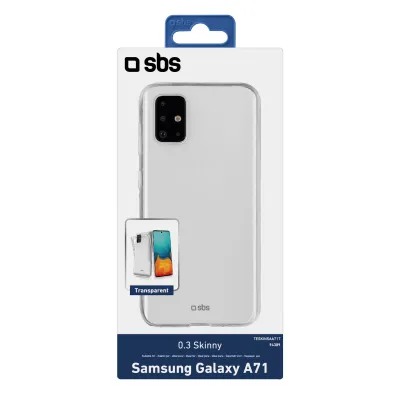 SBS - Puzdro Skinny pre Samsung Galaxy A71, transparentná