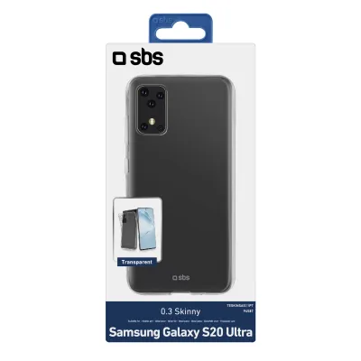 SBS - Puzdro Skinny pre Samsung Galaxy S20 Ultra, transparentná