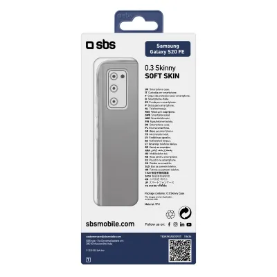 SBS - Puzdro Skinny pre Samsung Galaxy S20 FE, transparentná