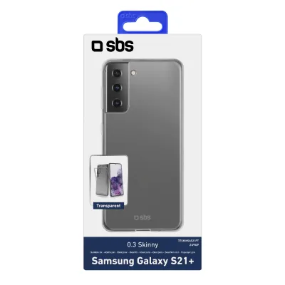 SBS - Puzdro Skinny pre Samsung Galaxy S21+, transparentná