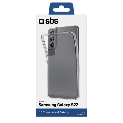 SBS - Puzdro Skinny pre Samsung Galaxy S22, transparentná