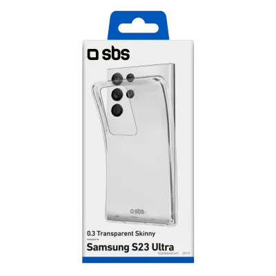 SBS - Puzdro Skinny pre Samsung Galaxy S23 Ultra, transparentná