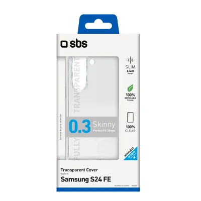 SBS - Puzdro Skinny pre Samsung Galaxy S24 FE, transparentná