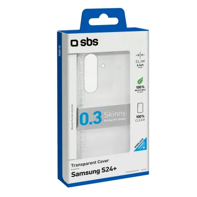 SBS - Puzdro Skinny pre Samsung Galaxy S24+ 5G, transparentná
