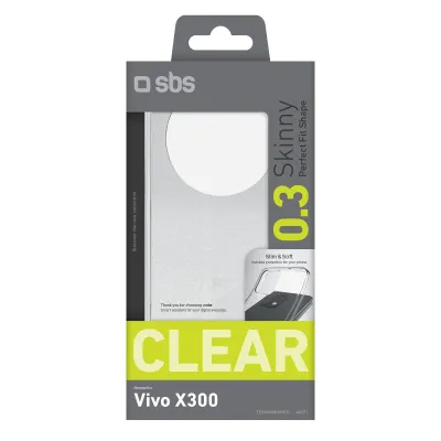 SBS - Puzdro Skinny pre Vivo X300, transparentná