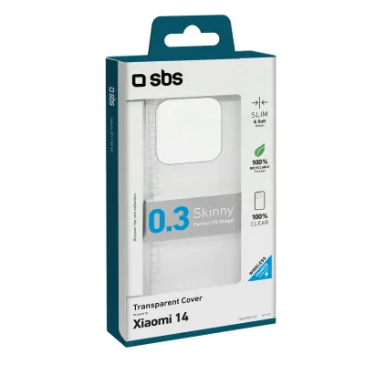 SBS - Puzdro Skinny pre Xiaomi 14, transparentná