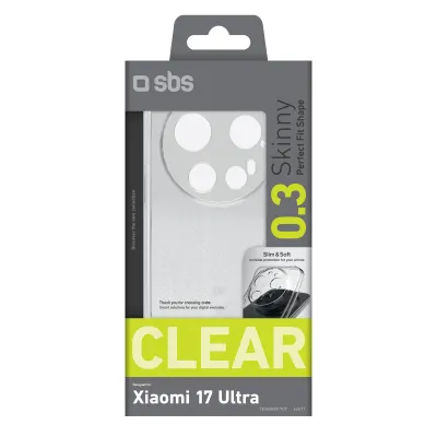 SBS - Puzdro Skinny pre Xiaomi 17 Ultra, transparentná