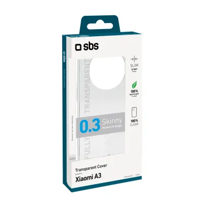 SBS - Puzdro Skinny pre Xiaomi Redmi A3, transparentná