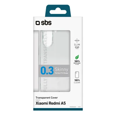SBS - Puzdro Skinny pre Xiaomi Redmi A5, transparentná