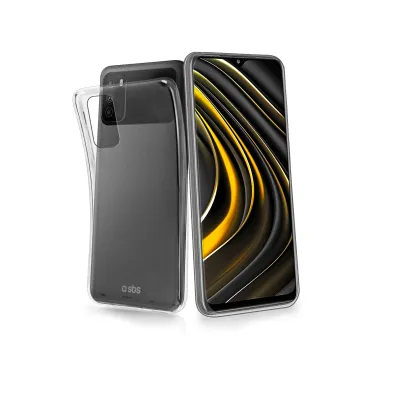 SBS - Puzdro Skinny pre Xiaomi Redmi 9T/Poco M3, transparentná