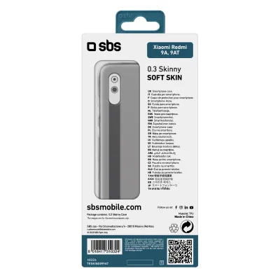 SBS - Puzdro Skinny pre Xiaomi Redmi 9A/9AT, transparentná