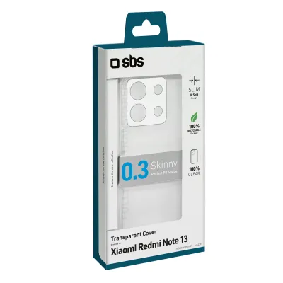 SBS - Puzdro Skinny pre Xiaomi Redmi Note 13 5G, transparentná