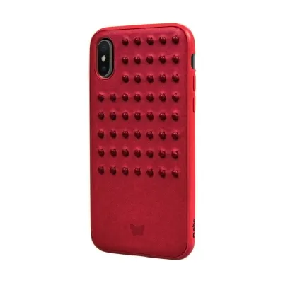 SBS - Puzdro S&L Studs pre iPhone XS/X, červená