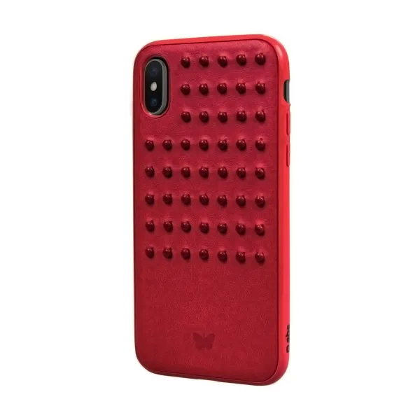 SBS - Puzdro S&L Studs pre iPhone XS/X, červená