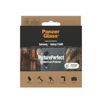 PanzerGlass - Ochranný kryt objektívu PicturePerfect pre Samsung Galaxy Z Fold5, čierna
