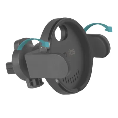 SBS - Držiak do auta pre MagSafe, do mriežky, 360°, čierna