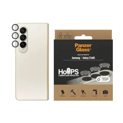 PanzerGlass - Ochranný kryt objektívu Hoops pre Samsung Galaxy Z Fold5, čierna