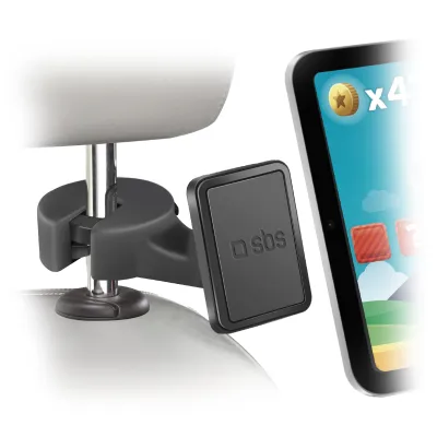 SBS - Držiak do auta Magnetic Backseat, čierna