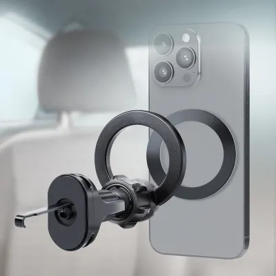 SBS - Držiak do auta Circle Mag kompatibilný s MagSafe, do mriežky, čierna