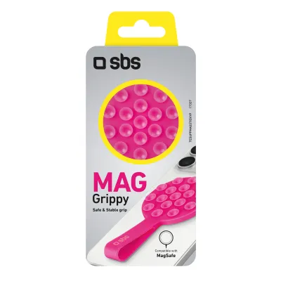 SBS - Držiak kompatibilný s MagSafe MAG Grippy, ružová