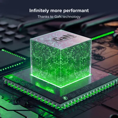 SBS - Cestovný adaptér NanoTube USB-C, GaN, 20 W, PD, čierna
