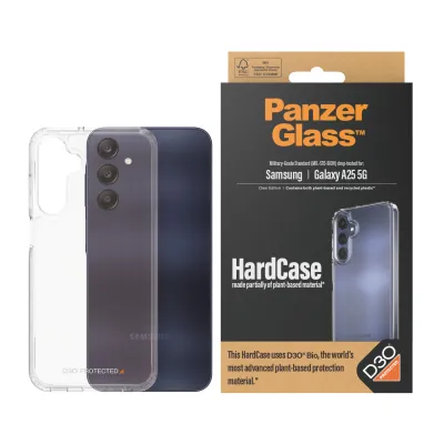 PanzerGlass - Puzdro HardCase D3O pre Samsung Galaxy A25 5G, transparentná