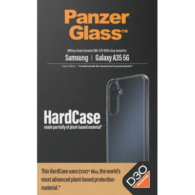 PanzerGlass - Puzdro HardCase D3O pre Samsung Galaxy A35 5G, transparentná