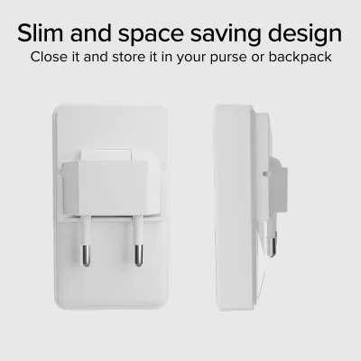SBS - Sieťový adaptér Flexi, USB-A/USB-C, GaN, PD, 65 W, biela