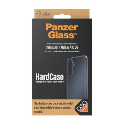 PanzerGlass - Puzdro HardCase D3O pre Samsung Galaxy A35 5G, transparentná