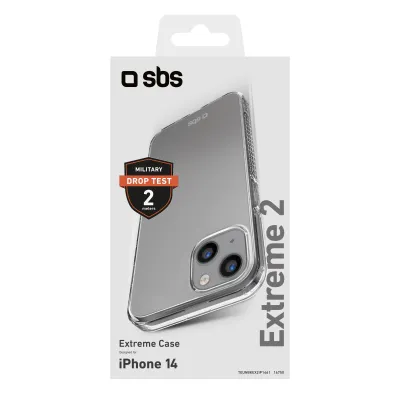 SBS - Puzdro Extreme X2 pre iPhone 14, transparentná