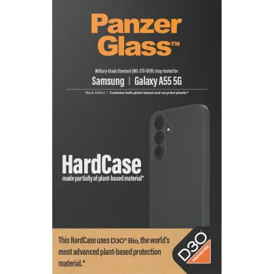 PanzerGlass - Puzdro HardCase D3O pre Samsung Galaxy A55 5G, čierna