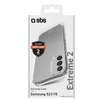 SBS - Puzdro Extreme X2 pre Samsung Galaxy S23 FE, transparentná